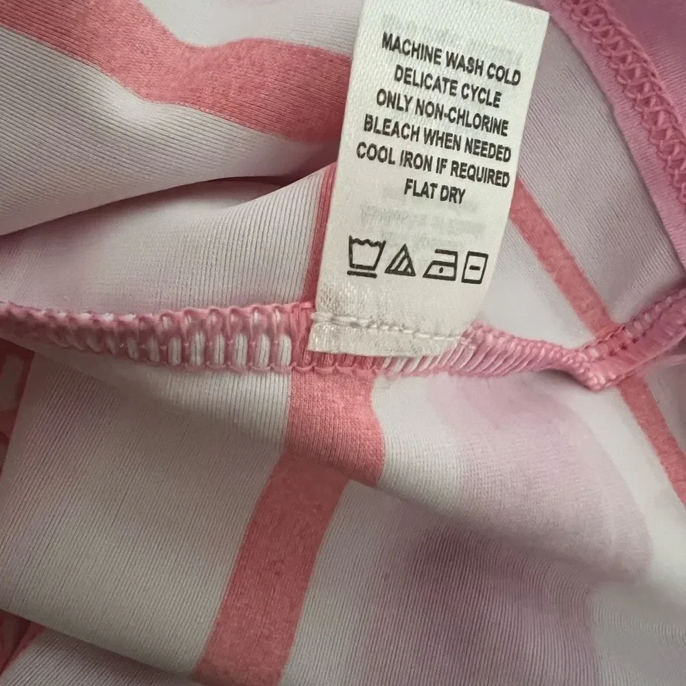 Cabana Life Coral Geo Off Shoulder SPF Dress XS - Picture 5 of 11